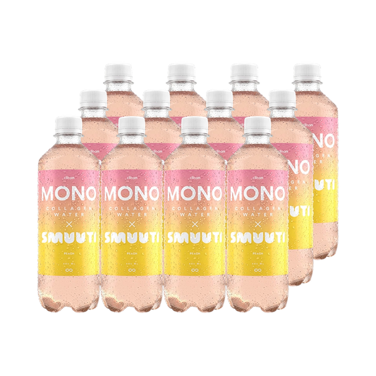 Clean MONO Collagen Water (Persikka) – yhteistyössä Smuutin kanssa