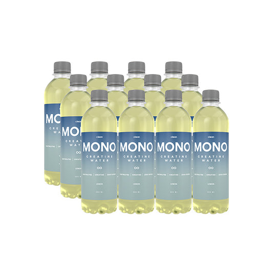 Clean MONO Creatine Water – Lemon (2,5 g kreatin + elektrolyter)