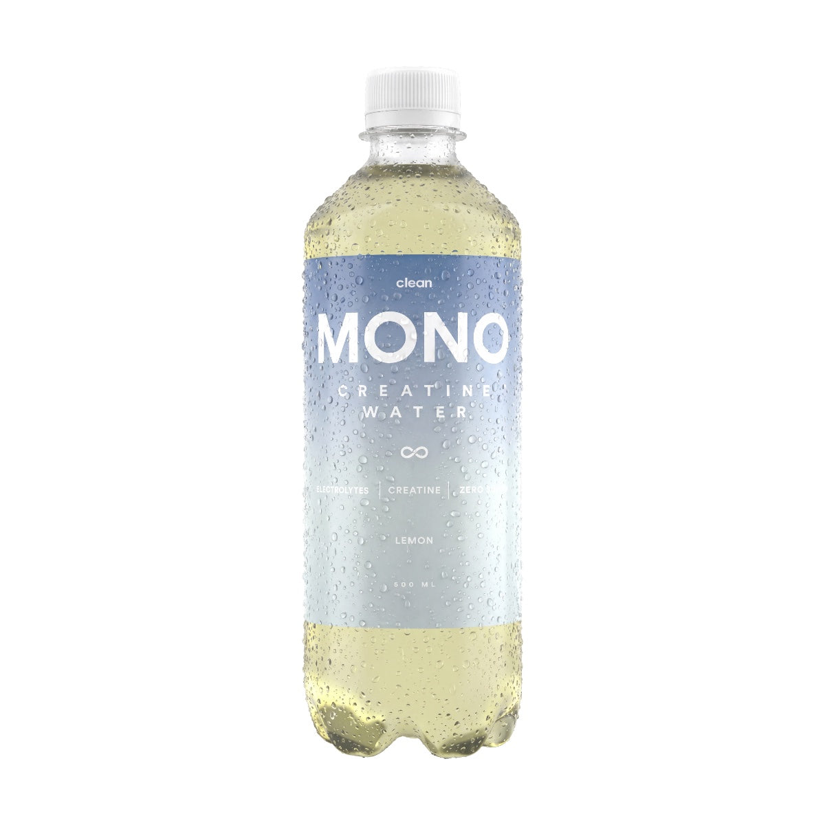 Clean MONO Creatine Water – Lemon (2,5 g kreatin + elektrolyter) 12-pack