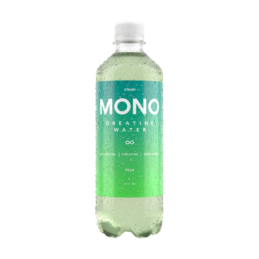 Clean MONO Creatine Water – Pear (2,5 g kreatin + elektrolyter) 12-pack