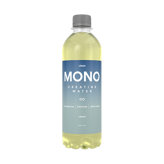 Clean MONO Creatine Water – Lemon (2,5 g kreatin + elektrolyter)
