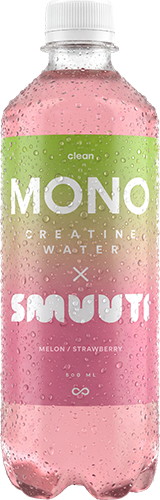 Clean MONO Creatine Water Melon/Jordgubb, i samarbete med Smuuti